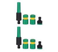 Rhawuy Set di connettori del Tubo del Tubo G1 / 2 | 8 - Kit di spruzzatore ad Acqua per l'irrigazione del Giardino/Lavaggio dell'auto/bagni per Animali Domestici | ABS Plastic