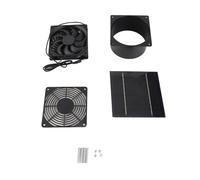 Rhawuy Solar Operated Ventilation Device | 5W Renewable Source for Attic/Dog House/Chicken Coop | No External Electricity Supply, Efficient & Environmentally Conscious