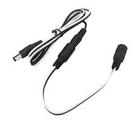 Rhawuy Solar Panel Extension Cable | 10FT DC Supply Cord for Photovoltaic Panels/LED Lights/Cameras | ABS Material & High Temperature Tolerant | Plug & Play Installation (4m/13.1ft)