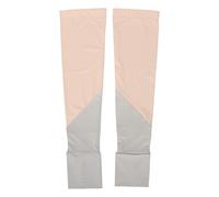 Rhawuy UPF 50 Arm Sleeves for Women | Pink Half - Finger Sun Protection