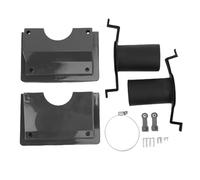 Rhawuy Wall Penetration Line Set Cover Kit | 2.36in Pipe Diameter | for Mini Split AC/Heat Pump/HVAC | Sunlight - Proof & Weather Proof Finish (Grigio)
