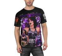 Rhea and Ripley - Maglietta a maniche corte per ragazzi e ragazzi t-shirt girocollo top abbigliamento t-shirt, Nero , M