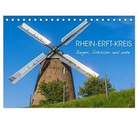 Rhein-Erft-Kreis - Burgen, Schlösser und mehr (Tischkalender 2026 DIN A5 quer), CALVENDO Monatskalender: Der Rhein-Erft-Kreis im Westen von Köln ... Sehenswürdigkeiten, die es zu entdecken gilt