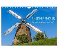 Rhein-Erft-Kreis - Burgen, Schlösser und mehr (Wandkalender 2026 DIN A4 quer), CALVENDO Monatskalender: Der Rhein-Erft-Kreis im Westen von Köln bietet ... Sehenswürdigkeiten, die es zu entdecken gilt