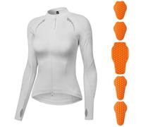Rhepaada Giacca da Moto Donna Invernale Foderata in Pile Comoda, Giambotto Termico Antivento in Cotone a Maniche Lunghe da Ciclismo, Abbigliamento Caldo per Pendolari Urbani Sport