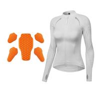 Rhepaada Giacca da Moto Donna Invernale Giambotto Caldo Foderato in Pile, Capo Termico Antivento in Cotone Traspirante a Maniche Lunghe, Abbigliamento Sportivo Outdoor da Moto Tour