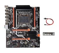 Rheross 1 Set X99T Desktop Scheda Madre+ Interruttore+Baffle LGA2011 V3 M.2 NVME NGFF Supporto DDR3 4X16G Supporto E5 2666 E5 2673 E5 2678 V3 CPU