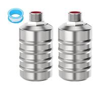 Rheross 2 pezzi in acciaio completamente automatico controllo del livello 'acqua valvola galleggiante spegnimento automatico mini valvola galleggiante 1/2 pollice acqua superiore