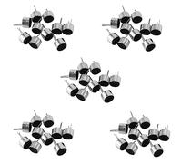 Rheross 50 mini microfoni a condensatore a elettrete a 2 pin, colore e nero