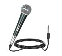 Rheross Microfono dinamico professionale a mano con Microfone Mic per Karaoke Live Vocal Performance Microfone