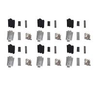 Rheross Set di 6 kit pickup humbucker per chitarra, piastra di base, distanziatore, bobina, , barra Alnico V Magnet