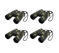 Rheross Telescopio binoculare mimetico per bambini, con lenti da 31 mm, 4 pezzi + tracolla