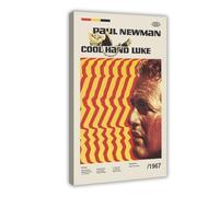 RHFWEC Cool Hand Luke - Poster da parete su tela, decorazione artistica da parete per soggiorno, camera da letto, 60 x 90 cm