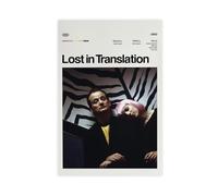 RHFWEC Stampa artistica da parete con commedia romantica e drammatica Lost in Translation, decorazione artistica da parete per soggiorno e camera da letto, 50 x 75 cm
