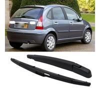 RHGSAO Kit Set Braccio e Spazzola tergicristallo Posteriore - 14'' Adatto per Citroen C3 MK1 2002 2003 2004 2005 2006 2007 2008 2009 Spazzola Parabrezza portellone Posteriore finestrino
