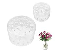 RHHGHY 2 Pezzi Spiral Ikebana STEM Holder, Supporto per Stelo di Fiori, Twister Bouquet, Regalo per Gli Amanti delle Composizioni Floreali, per Il Fissaggio delle