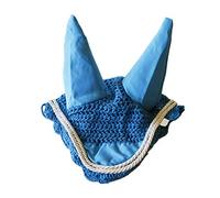 Rhinegold Acustico, Pony, Turchese, Velo antimosche, silenziatore antirumore, Unisex-Adulto