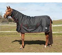 Rhinegold Aspen - Coperta a Collo Intero, per Esterni, Unisex, Nero, 6'9"