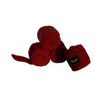 Rhinegold - Bende da Viaggio in Pile, Bendaggio, Rosso, Taglia Unica