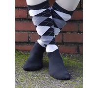 Rhinegold Calzini da equitazione con suola completamente imbottita, colore: nero/grigio, taglia unica