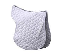 Rhinegold Cotone Trapuntato Numnah-Full-Bianco, 36 IT