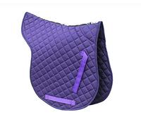 Rhinegold Cotone Trapuntato Numnah - Pannocchia - Viola