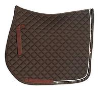 Rhinegold Elite Diamante Trim Sottosella Pony-Marrone, 36 IT
