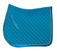 Rhinegold Elite - Sottosella con Strass, Colore: Turchese