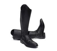 Rhinegold Elite - Stivali da Equitazione Extra Corti Luxus in Pelle
