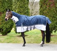 Rhinegold Sierra Topline - Tappeto antimosche 6/0, blu navy