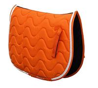 Rhinegold Wave Saddle Pad-COB-Tangerine, Sottosella 0, Mandarino