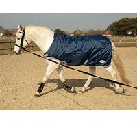 Rhinegold - Tappeto per Passeggiate a Cavallo, 6/6, Colore: Blu Navy