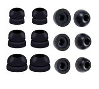 Rhinenet Cuscinetti auricolari di ricambio in memory foam + silicone per Galaxy Buds 2 Pro/Jabra elite 10/B&O EQ, cuscinetti in schiuma per isolamento acustico e morbidi e confortevoli, set misto, 6