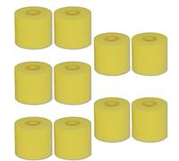 Rhinenet Cuscinetti Auricolari Schiuma di memoria Schiuma orecchie in earbuds Auricolare per Shure SE110, SE112, SE115, SE210, SE215, SE315, SE420, SE425, SE530 (memoria Schiuma Giallo)