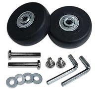 Rhinenet Ruote per bagagli valigie Ruota bagagli OD 50mm x 18mm x 6mm assali Chiavi riparazione per bagagli