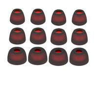 Rhinent - Tappi in silicone premium per fascio d'onda JBL, tappi per le orecchie TWS a fascio Tune - Custodia di ricarica adatta, compatibile con manopole / flex 2 pollici Auricolari SML 12 pz