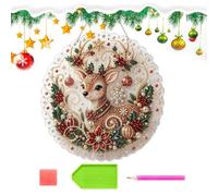 Rhinestone Art - Christmas Ornament Kit, DIY Sparkling Craft Decoration