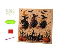 Rhinestone Art Kit Halloween Decor | Pre-Printed Seasonal Fall Decoration