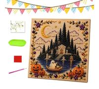 Rhinestone Art Kit Halloween Decor | Pre-Printed Seasonal Fall Decoration