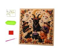 Rhinestone Art Kit Halloween Decor | Pre-Printed Seasonal Fall Decoration