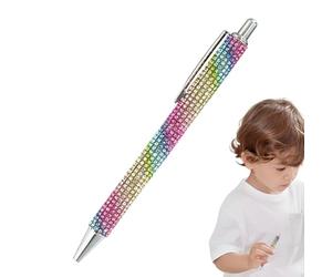 Rhinestone Ballpoints Pens - Sparkling Crystal Retractable | Elegant Bling Writing Pen for Women, Journaling, School, Gift Giving, Party Favors, Personal Use, Creative Notes and Stylish Writing