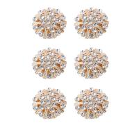 Rhinestone Button Covers, Women's Rhinestone Button Covers, Blusa Button Covers, Detachable Shirt Button Clips, Button Covers Jewelry, Button Covers for Men Shirts Clothing, Set di 6, Se référer au