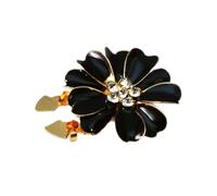 Rhinestone Flower Button Covers - Decorative Button Accessories for Jeans Dress Shirts Blouses | Clip-On Fashion Embellishments for Sewing Clothing Jackets Tops Creative DIY Wardrobe Enhancement