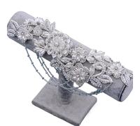 Rhinestone Hand Sewn Diamond Inlaid Crystal Patch Collar Dress Decoration Wedding Shoulder Diy Accessories(One piece)