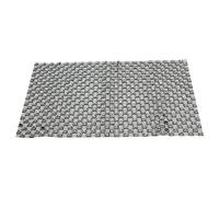 Rhinestone Hotfix Mesh Trim 24x40cm, Decorazione Strass con Colla Termofusibile - Adesivo Forte per Abbigliamento, Borse e Accessori DIY (Diamante grigio trasparente 10x10mm)