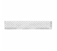Rhinestone Mesh Righello, Strumento Robusto per Penna a Punto (stainless | Perfetto per lavori con strass, Materiale antiruggine, Facile da maneggiare, Finitura liscia, Efficiente per l\'arte 5D