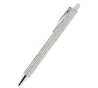 Rhinestone Pen - Crystal Writing Pen | Metal Barrel with Sparkling Diamond Design, Smooth Black Ink, Twist Mechanism, Elegant Gift Pens for Women Students and Professionals