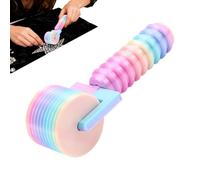 Rhinestone Press Rollers - Bead Crystal Roller Tool | Precise Pressing Detachable for Projects, Sturdy Handle with Smooth Roller Ideal for Clay Embroidery Printmaking Clothes, 12x4cm