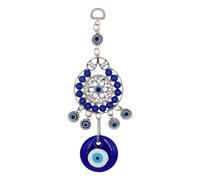 Rhinestone Protection Good Luck Charm Turkish Evil Eye Charm Wall Decorations - Evil Eye Decor for Office Car Living Room Bedroom Entrance Door Window Tree, Sparkling Boho Home Protection Gre