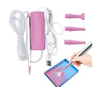 Rhinestone Tool, Nail Dotting Tool, Usb Vacuum Picker, Electric Suction Tip, Lightweight Handheld Design, and Craft Projects, 15cm/5.91 Inches, White, 1 Piece, 165g